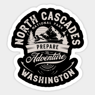 North Cascades National Park - Washington Sticker